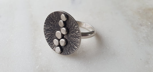 Textured Pebble Ring