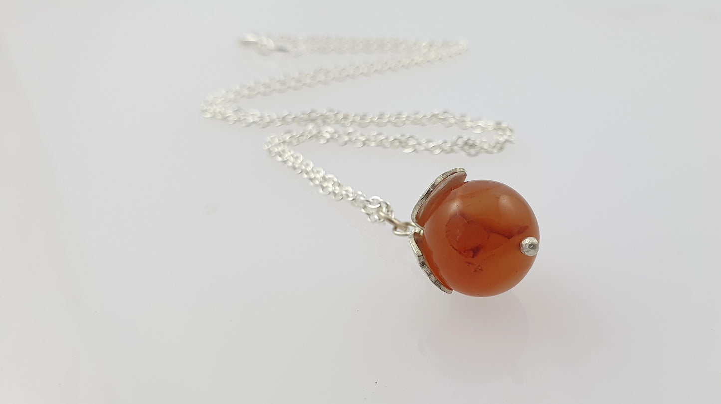 Carnelian Blossom Necklace