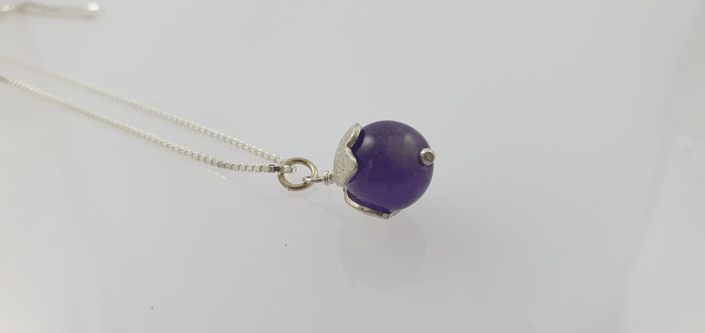Amethyst Blossom Necklace