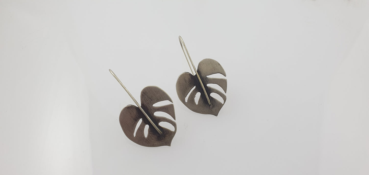 Monstera Leaf Earrings