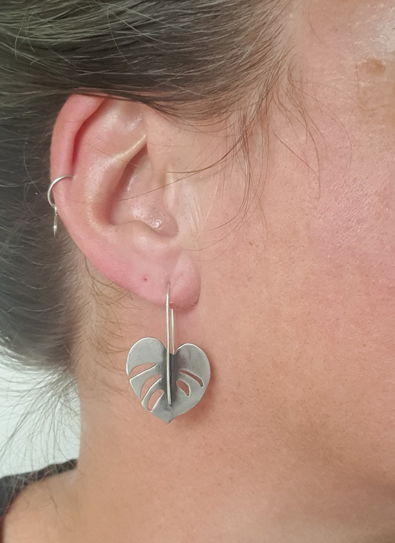 Monstera Leaf Earrings