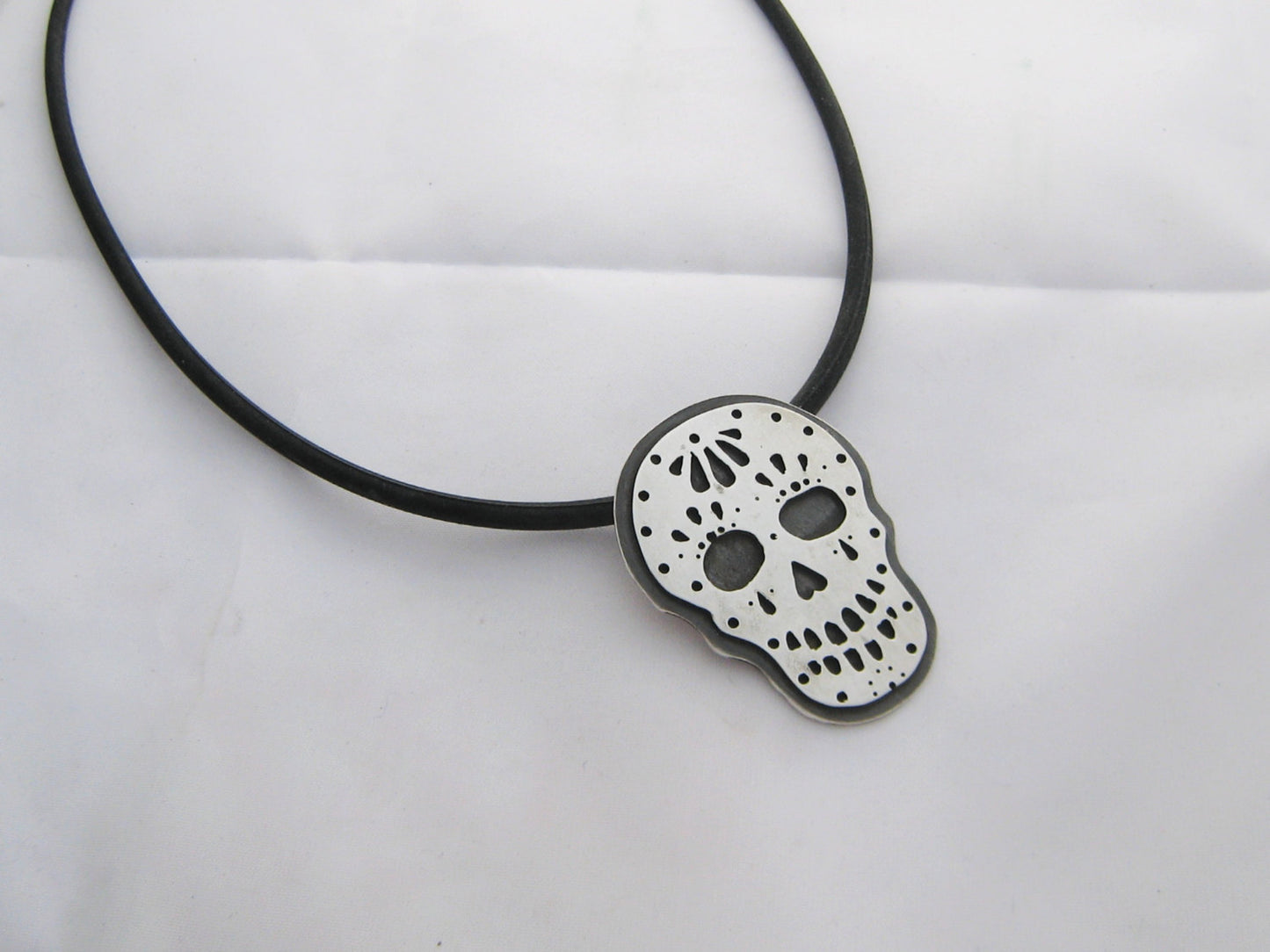 Day of the Dead Sugar Skull Necklace