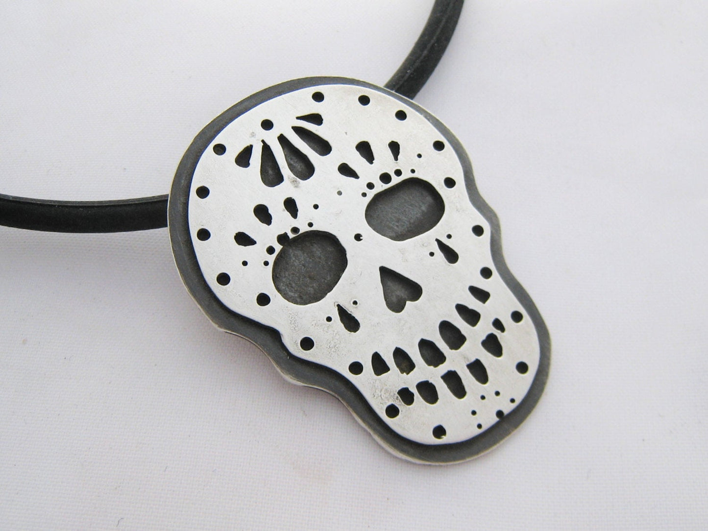 Day of the Dead Sugar Skull Necklace