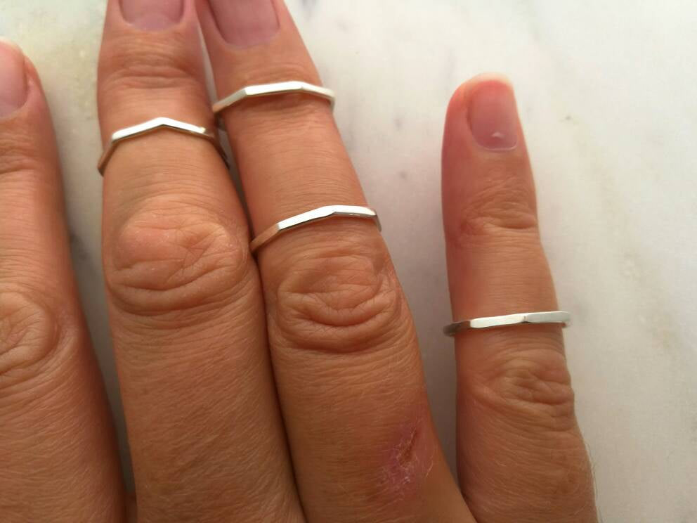 Octagon Stacker Ring