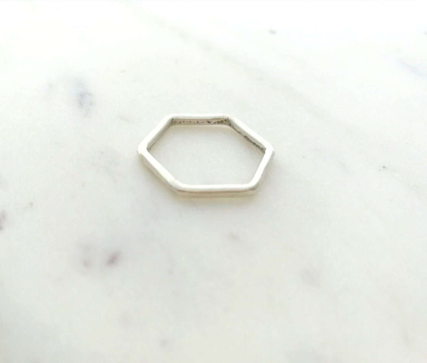 Hexagon Stacker Ring