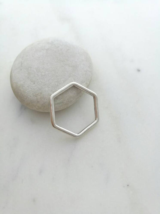Hexagon Stacker Ring