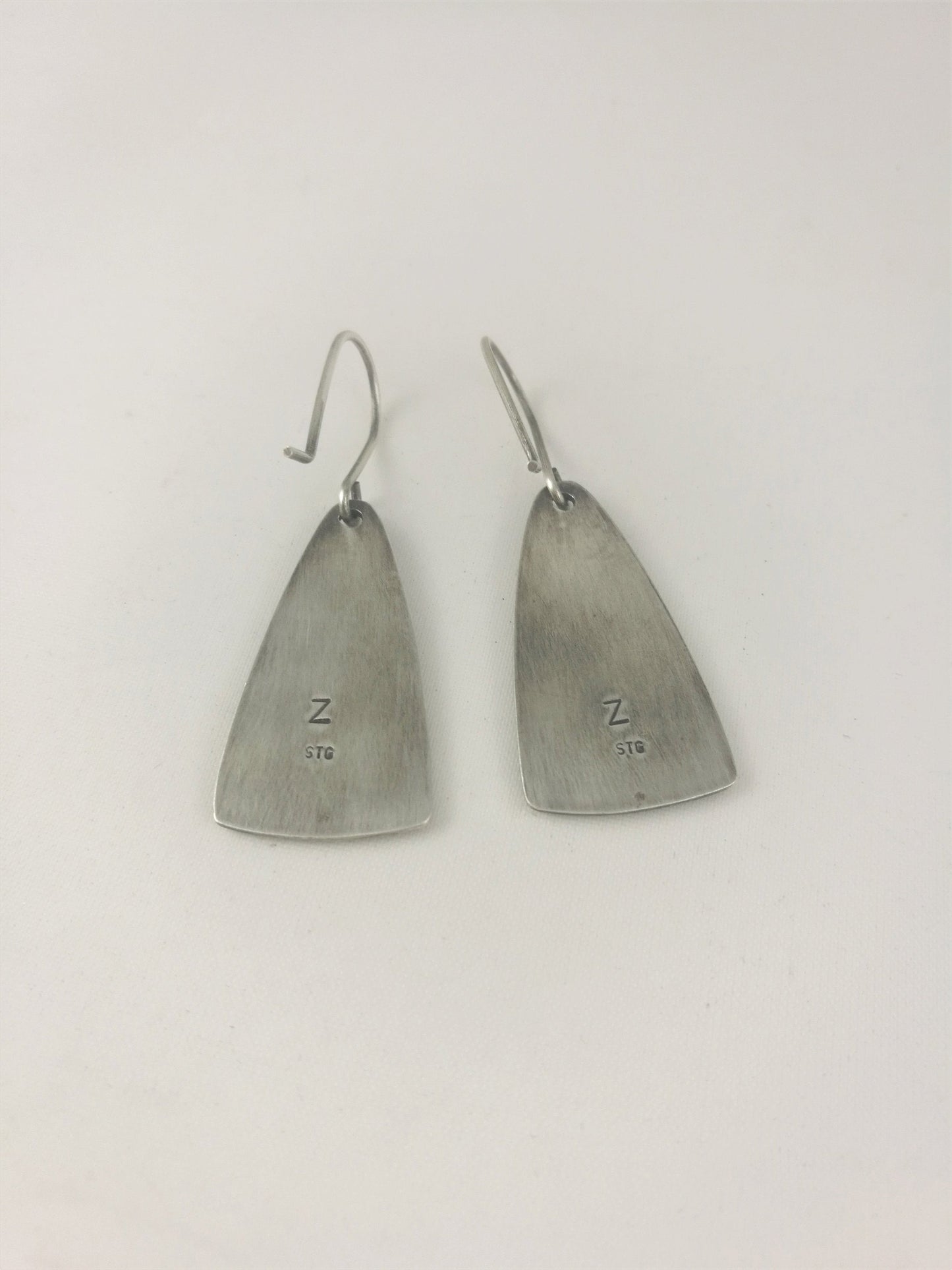 Oxidised Textured Earrings