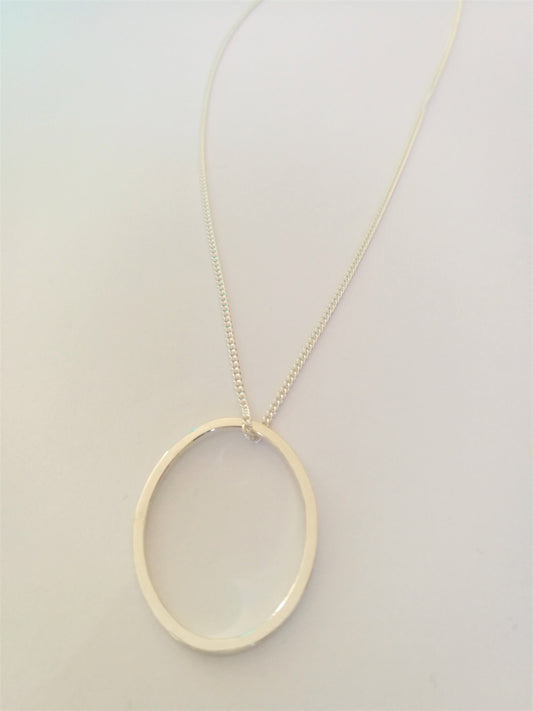 Delicate Oval Necklace