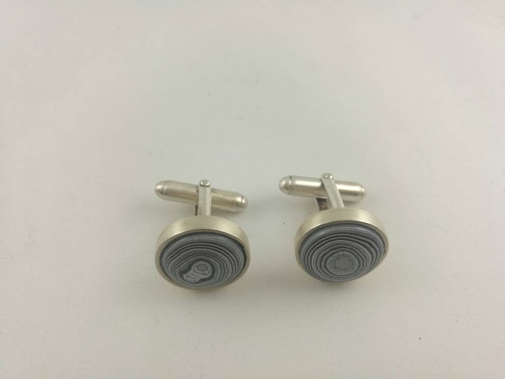 Fordite Cufflinks