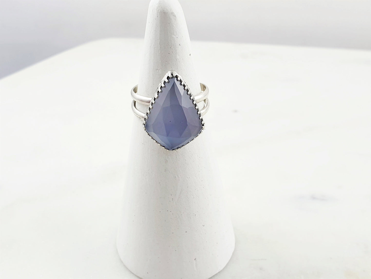 Blue Chalcedony Ring