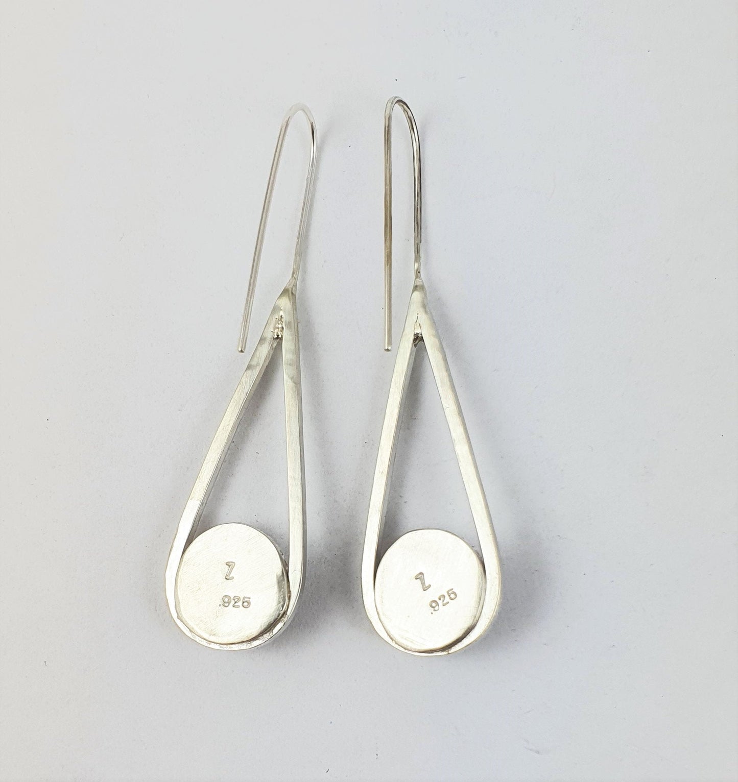 Rosecut Ruby Teardrop Earrings