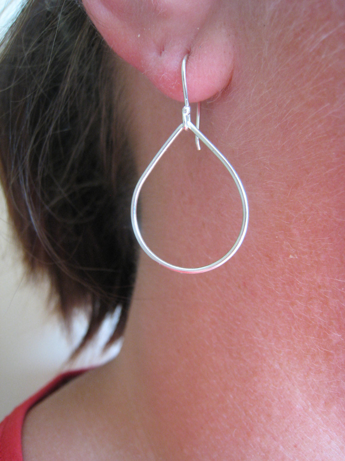 Simple Teardrop Dangle Earrings
