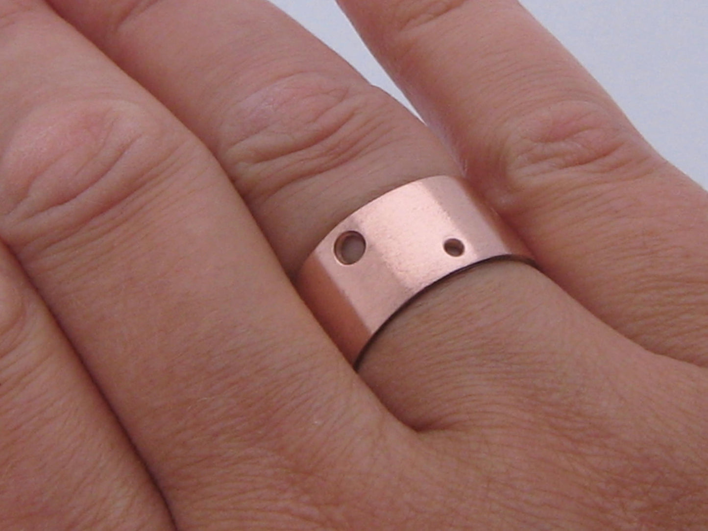 Copper Circles Ring