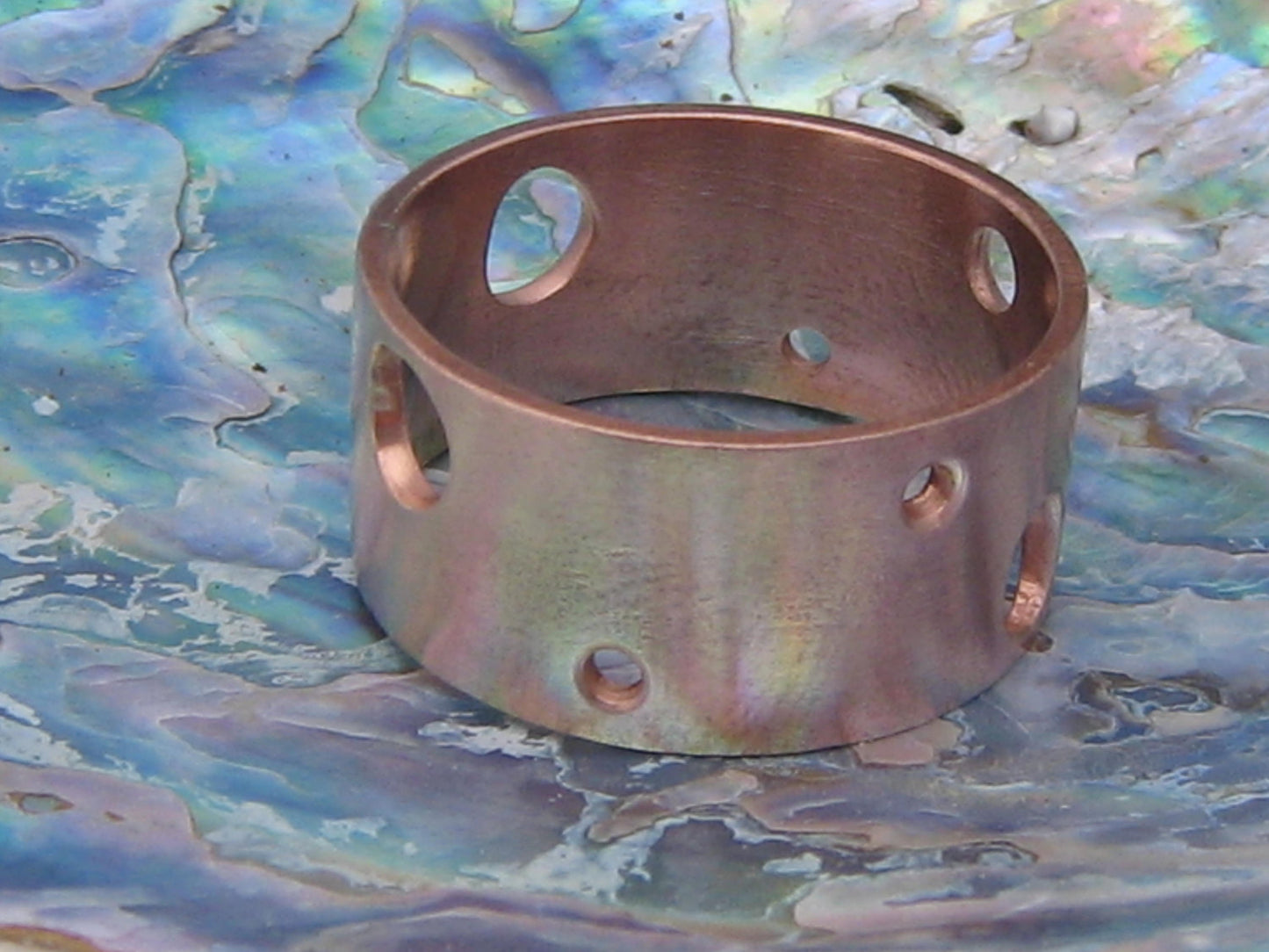 Copper Circles Ring