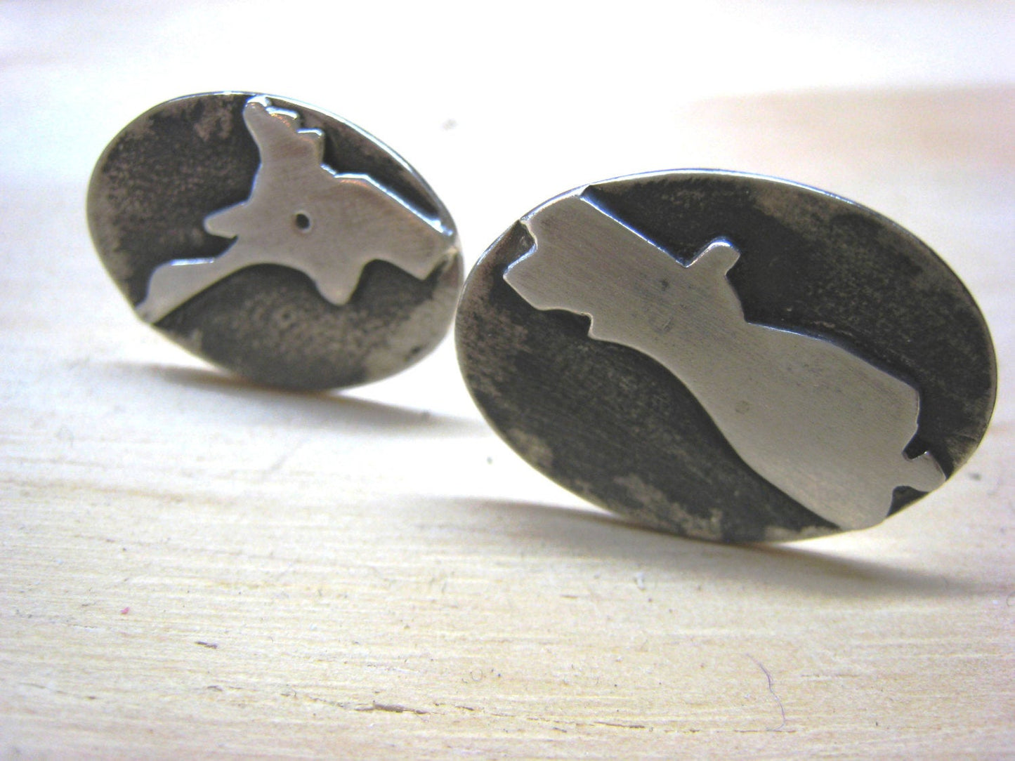 North and South Island Cufflinks