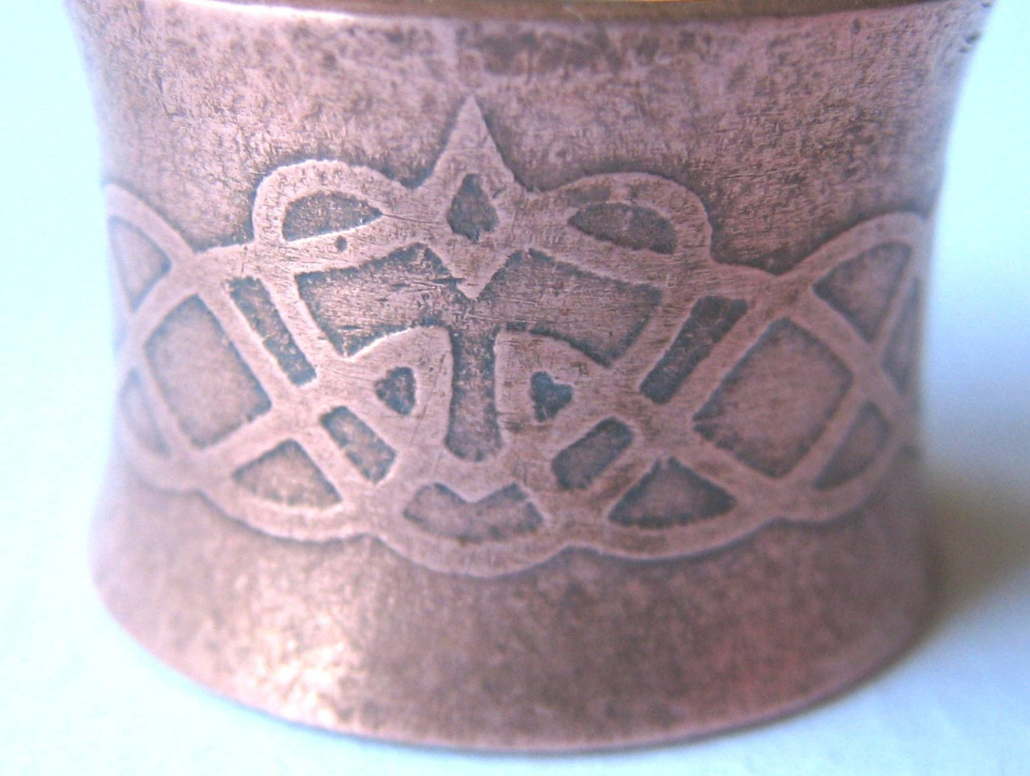 Copper Anti-Clastic Celtic Ring