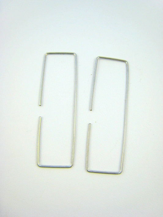 Rectangle Hoop Earrings