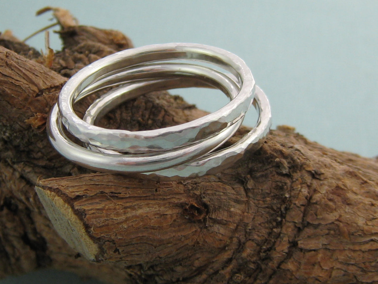 Hammered Stacking Rings