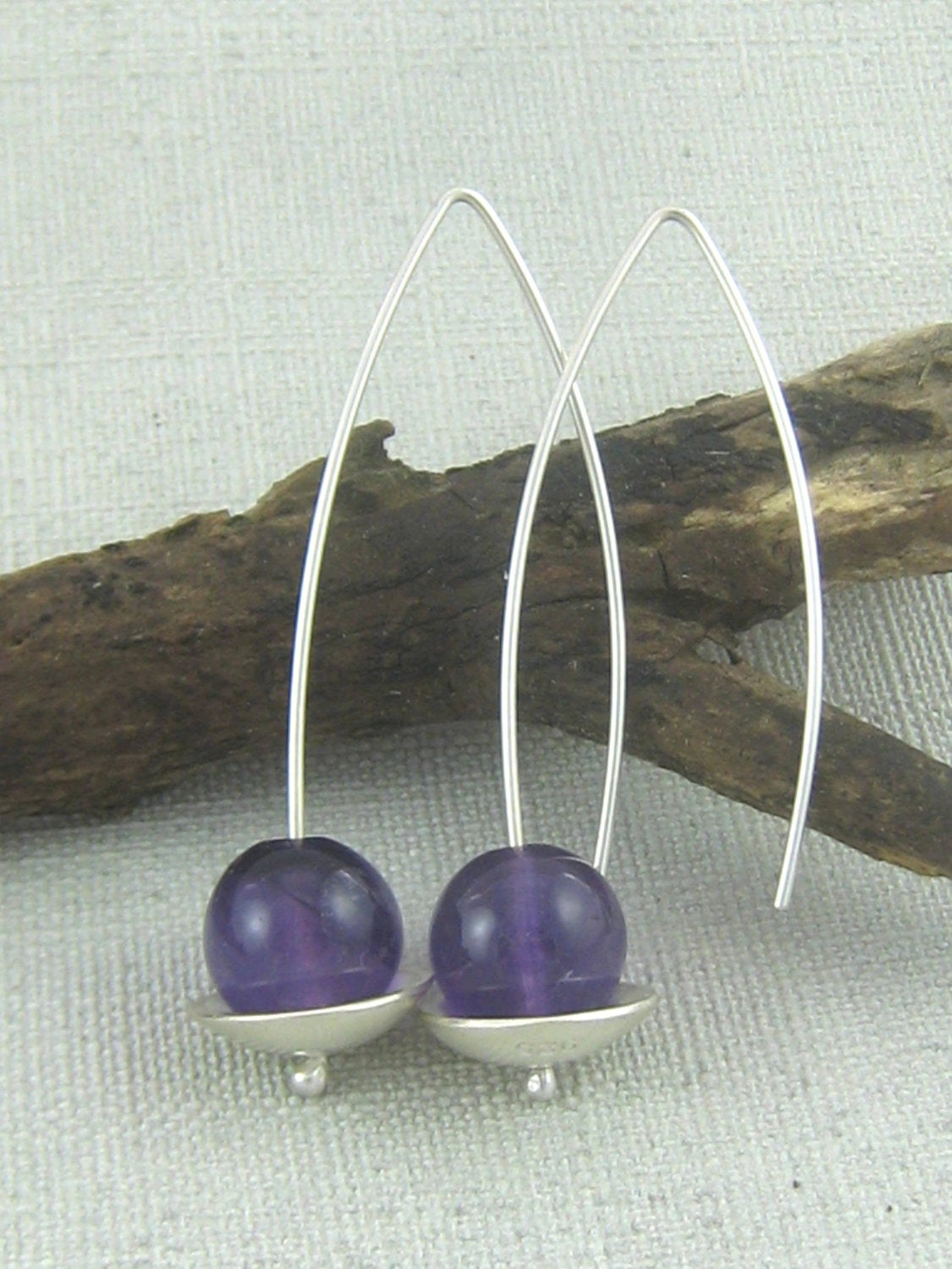 Amethyst Dangle Earrings