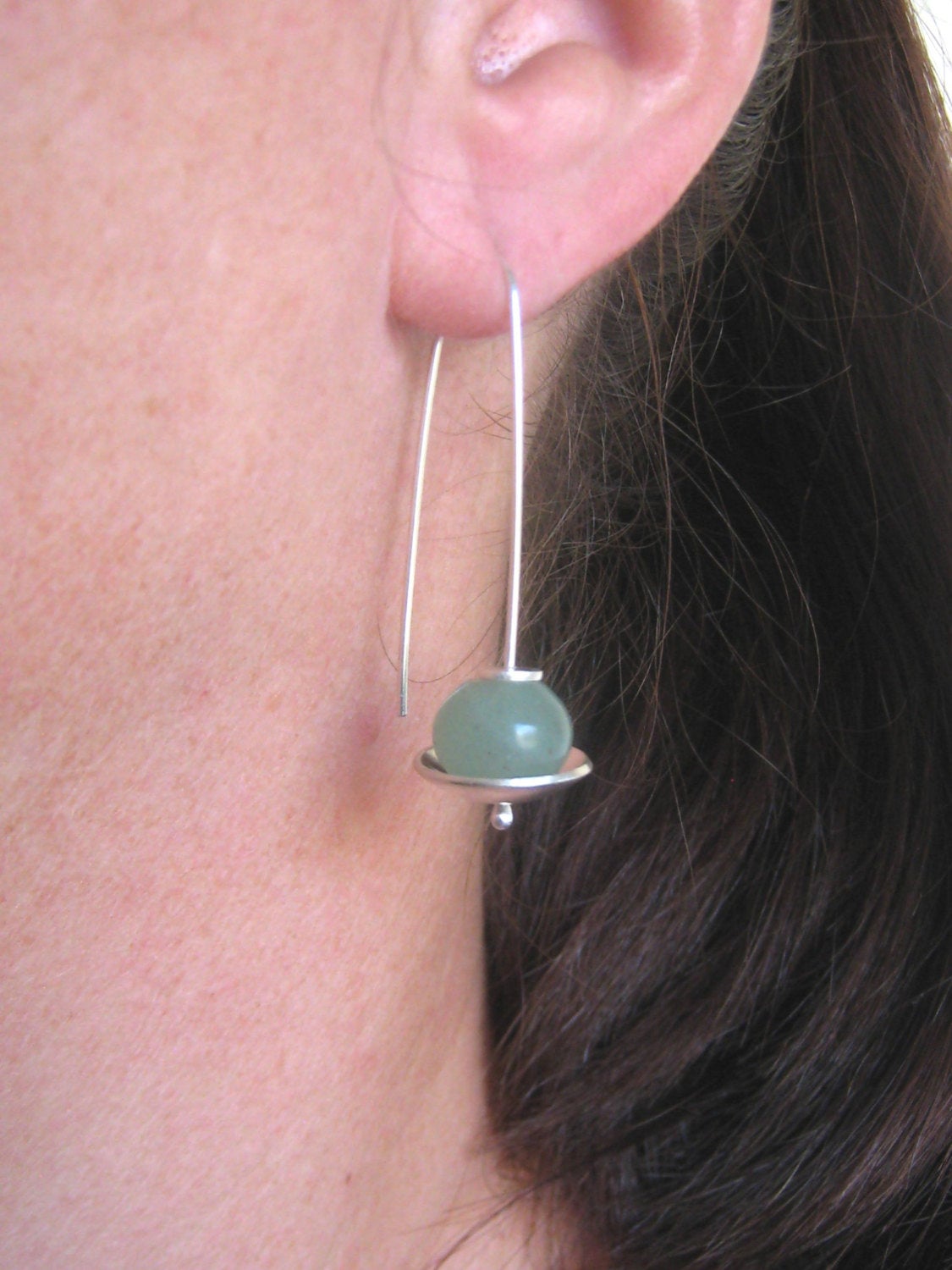 Aventurine Dangle Earrings