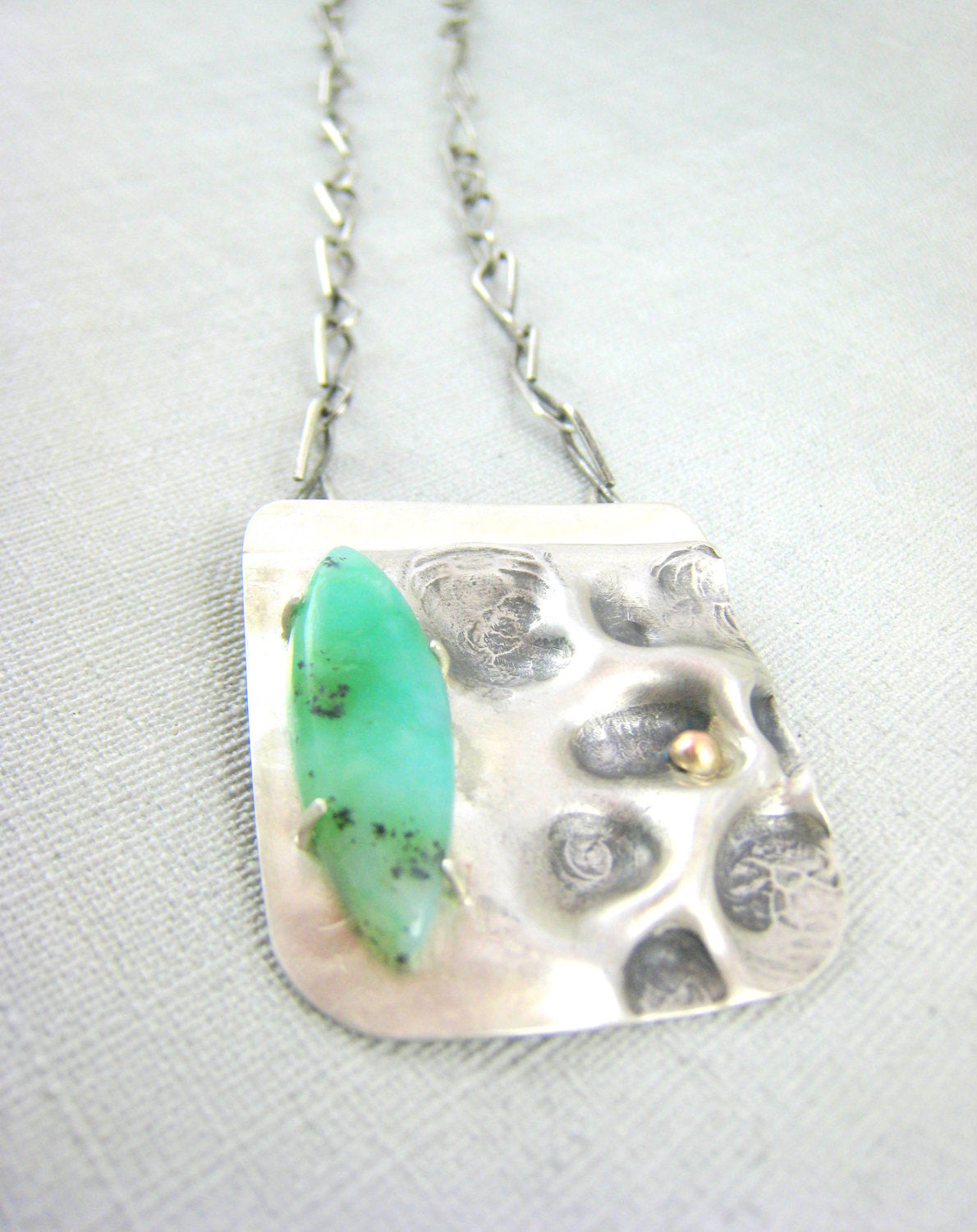 Dendritic Chrysoprase Necklace