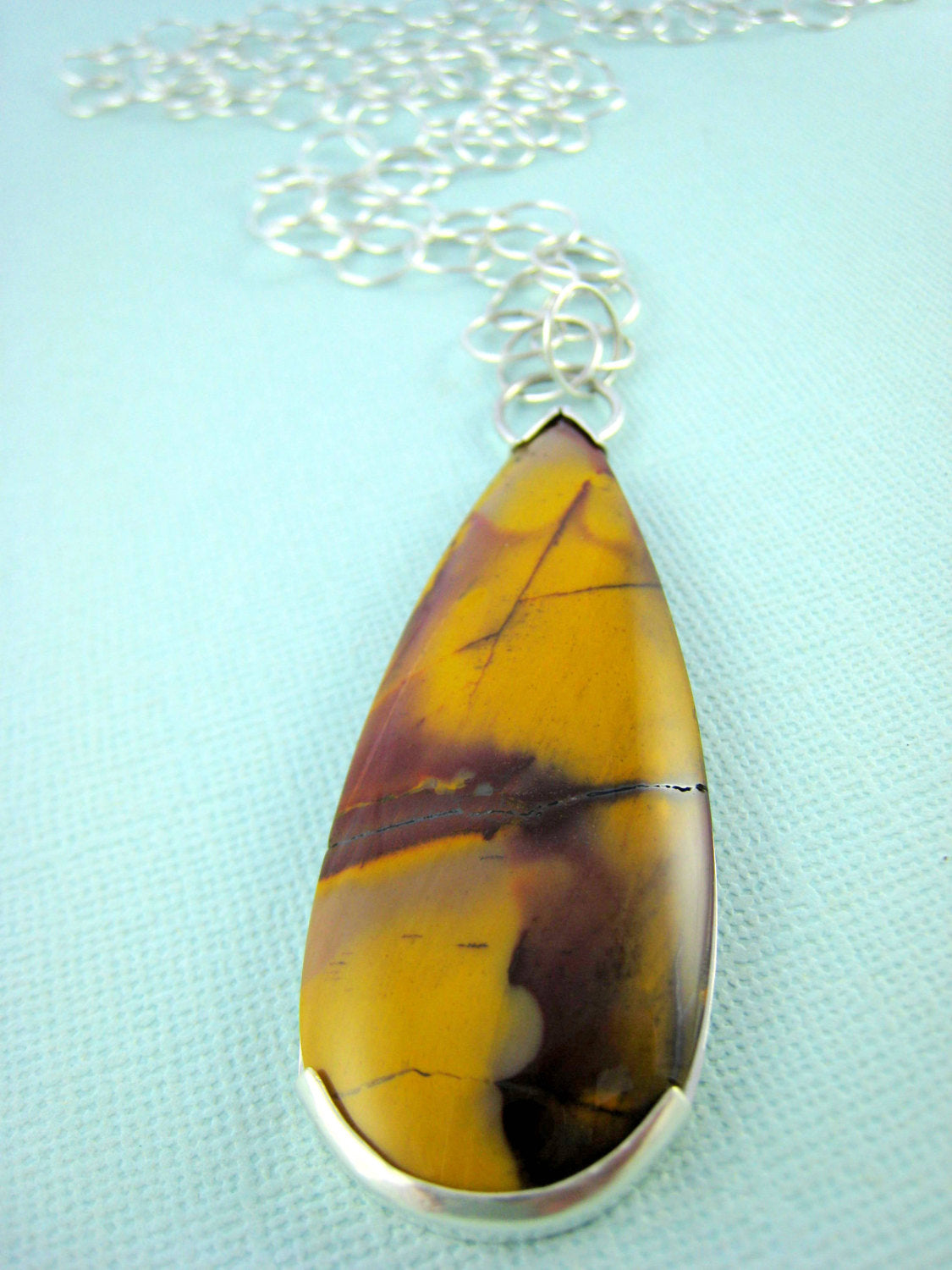 Mookaite Teardrop Necklace