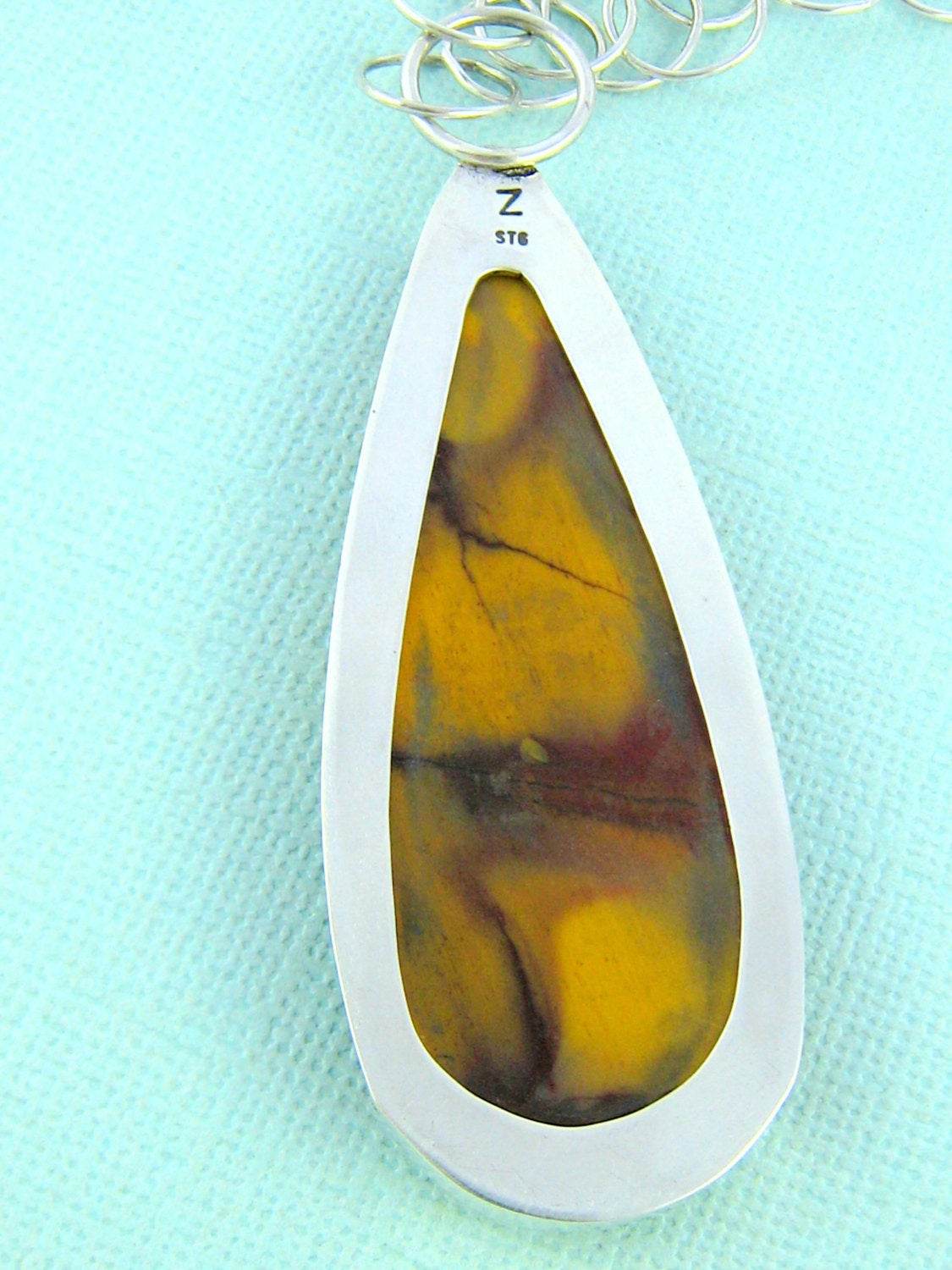 Mookaite Teardrop Necklace