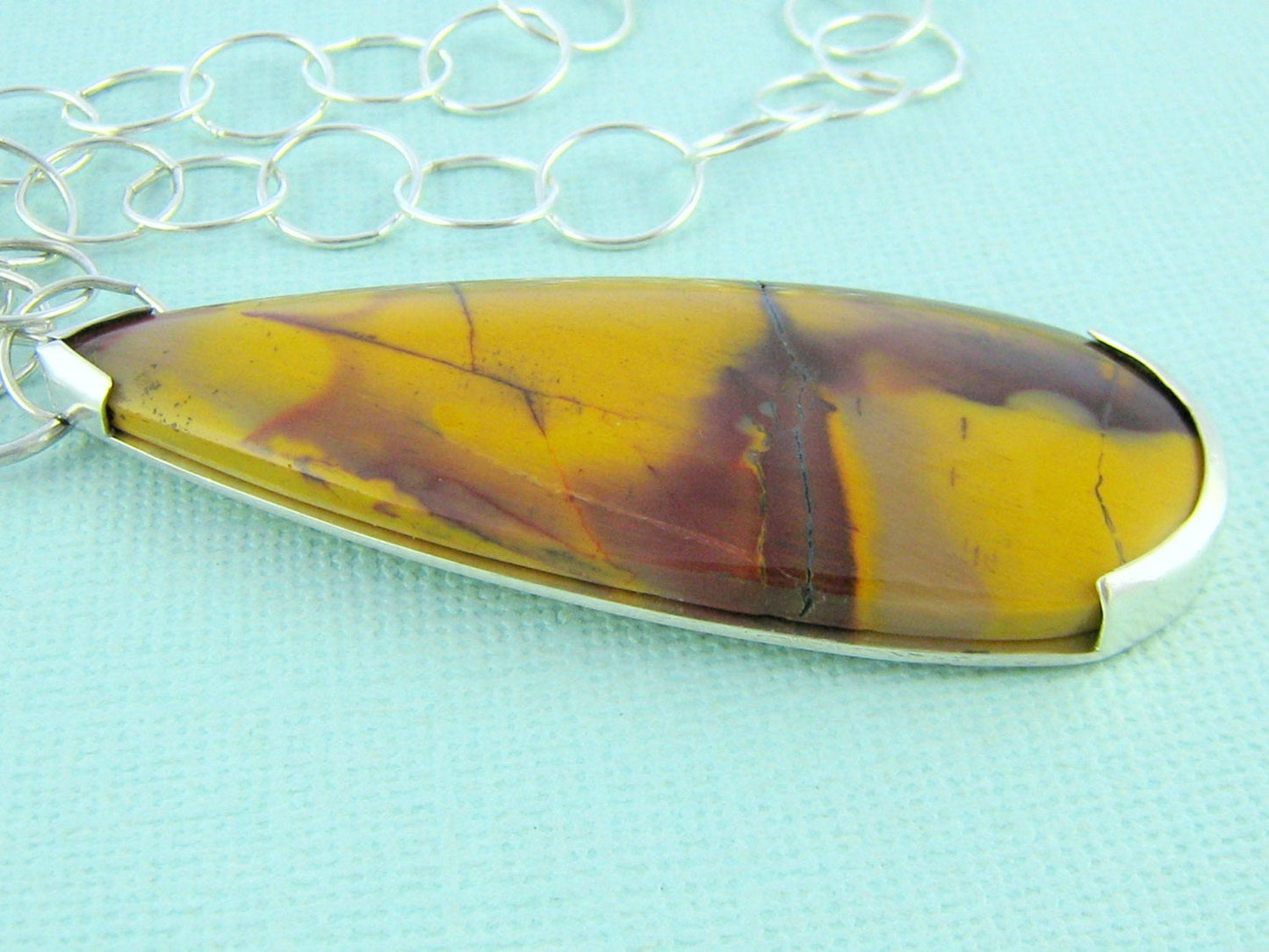 Mookaite Teardrop Necklace