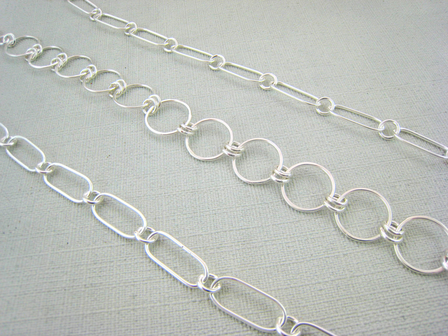 Elongated Oval Link Bracelet