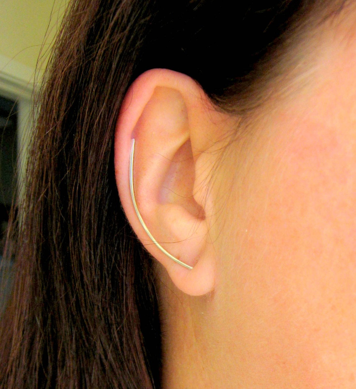 Minimalist hot sale ear climbers