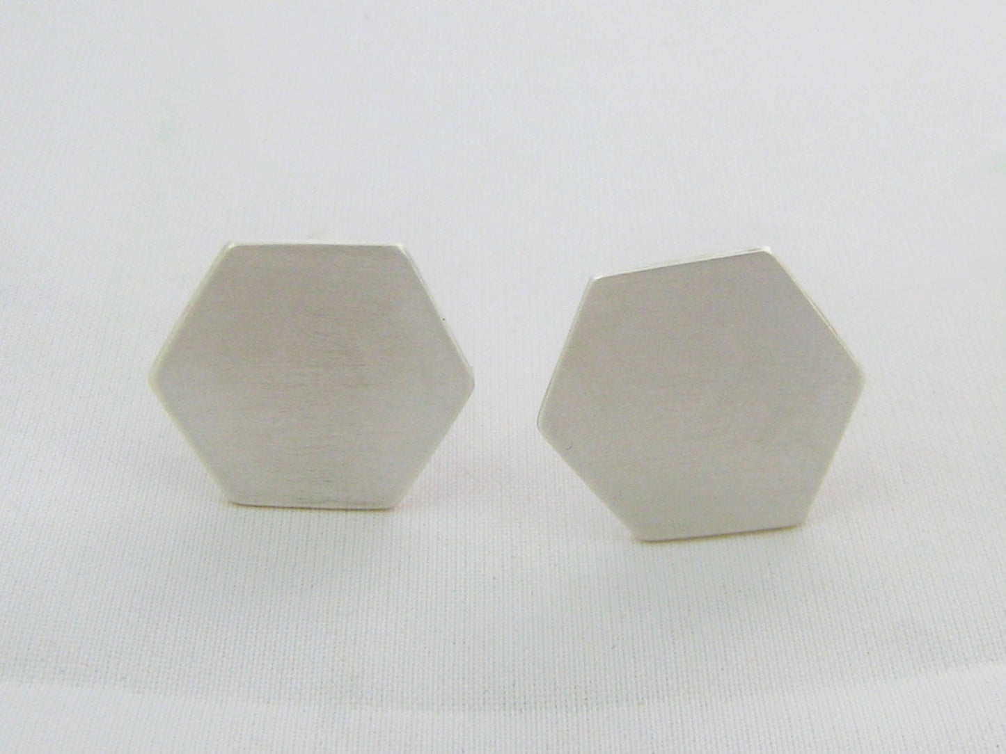 Simple Hexagon Cufflinks