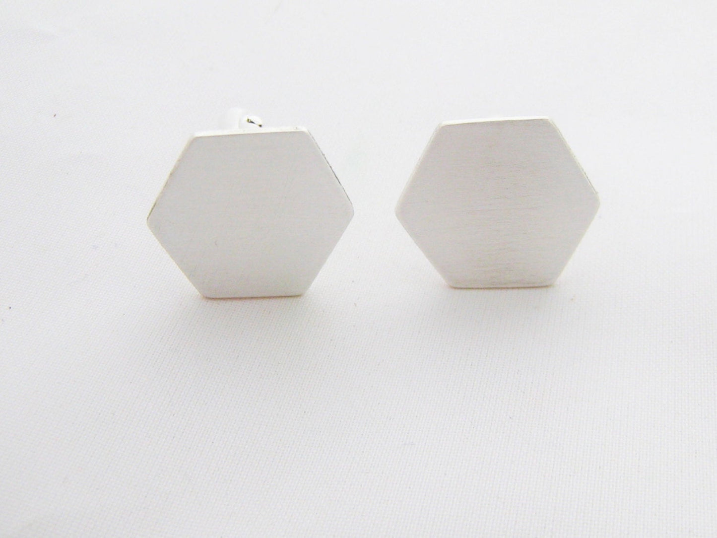 Simple Hexagon Cufflinks