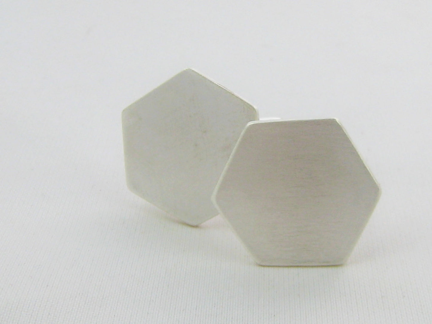 Simple Hexagon Cufflinks