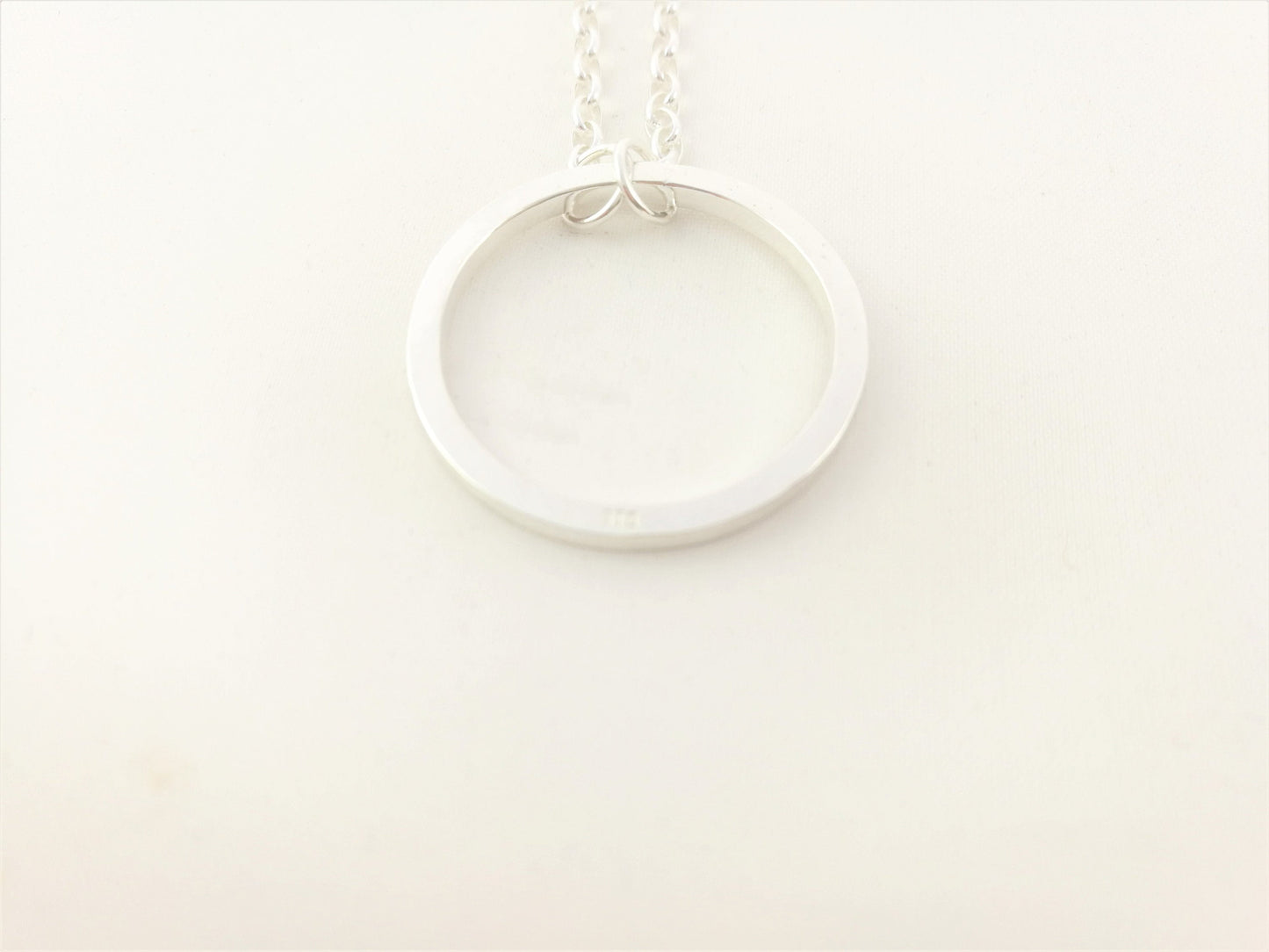 Hammered Circle "Karma" Necklace