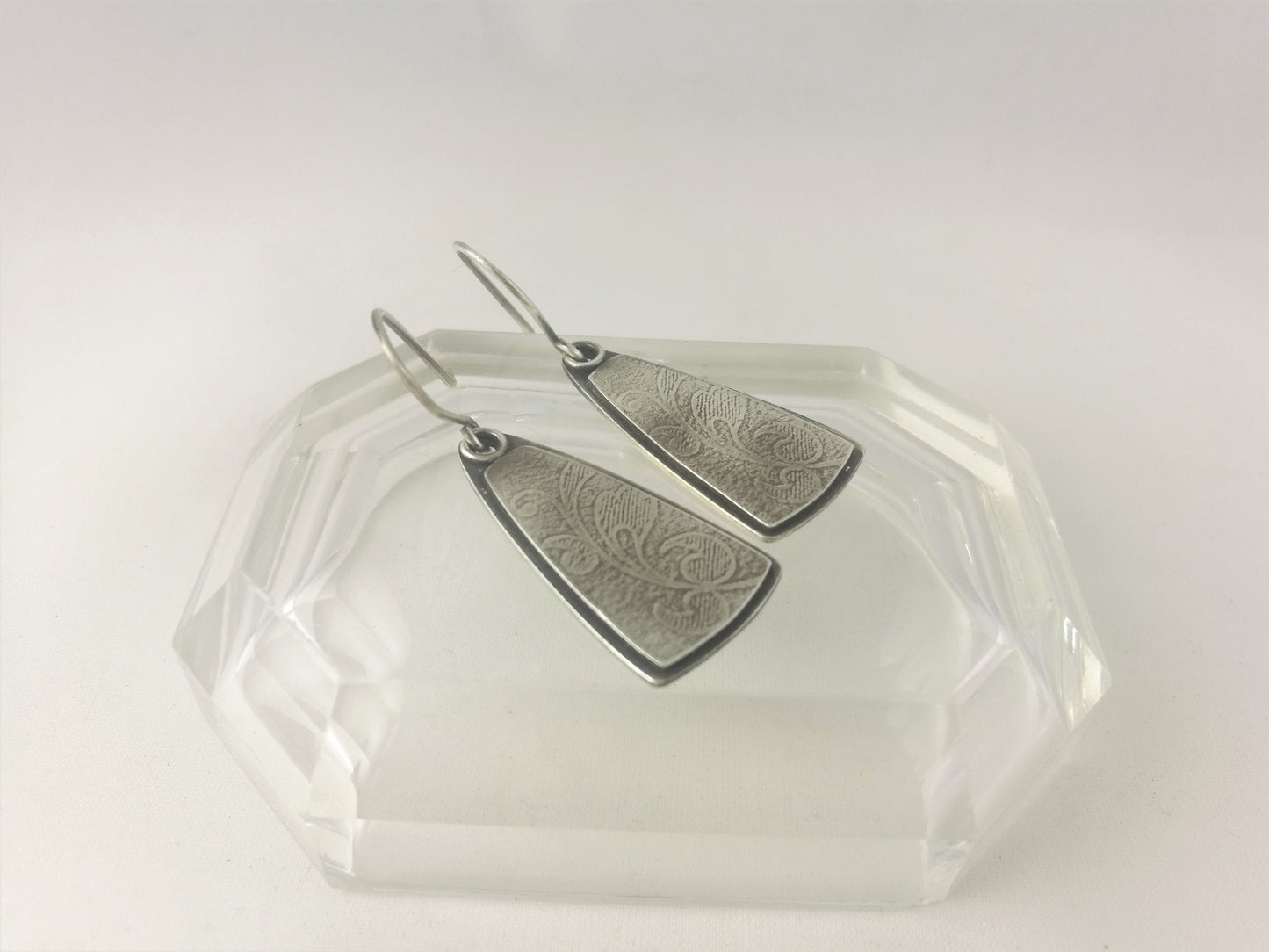 Oxidised Textured Earrings