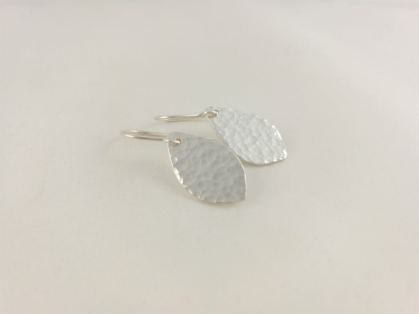 Hammered Teardrop Earrings