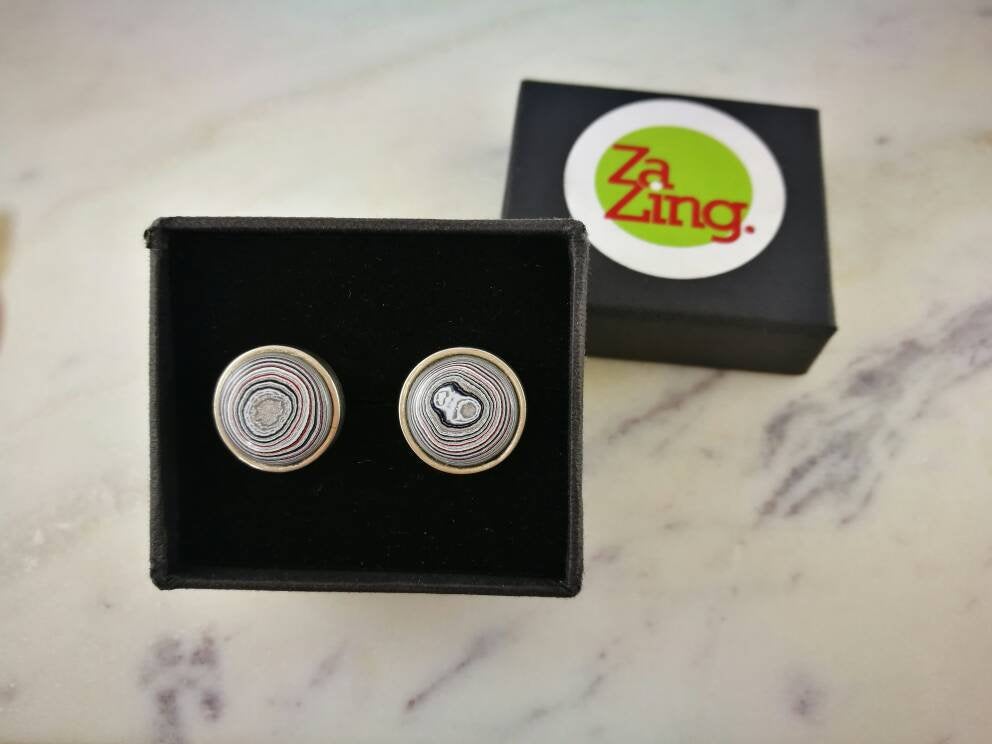 Fordite Cufflinks