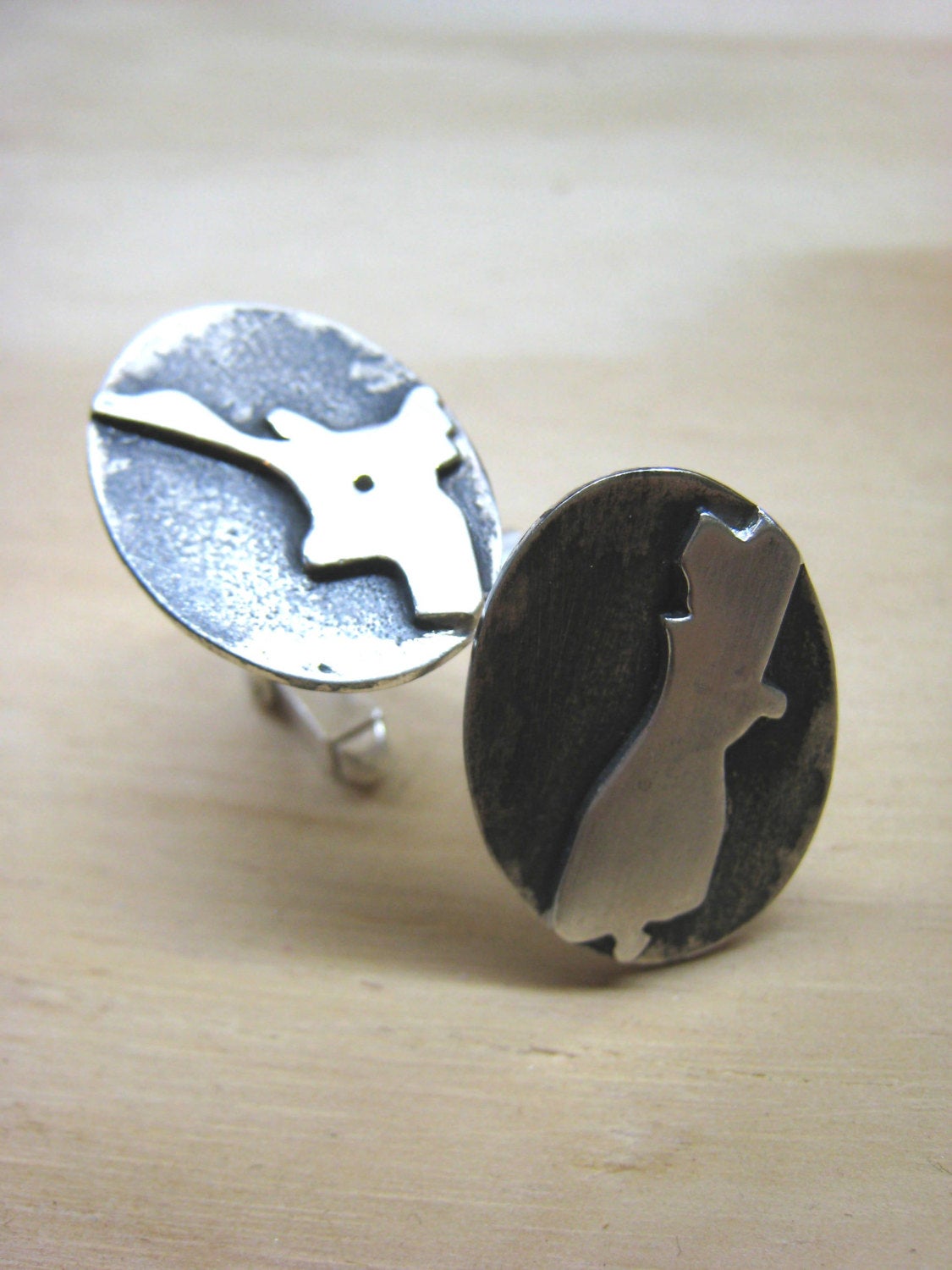 North and South Island Cufflinks