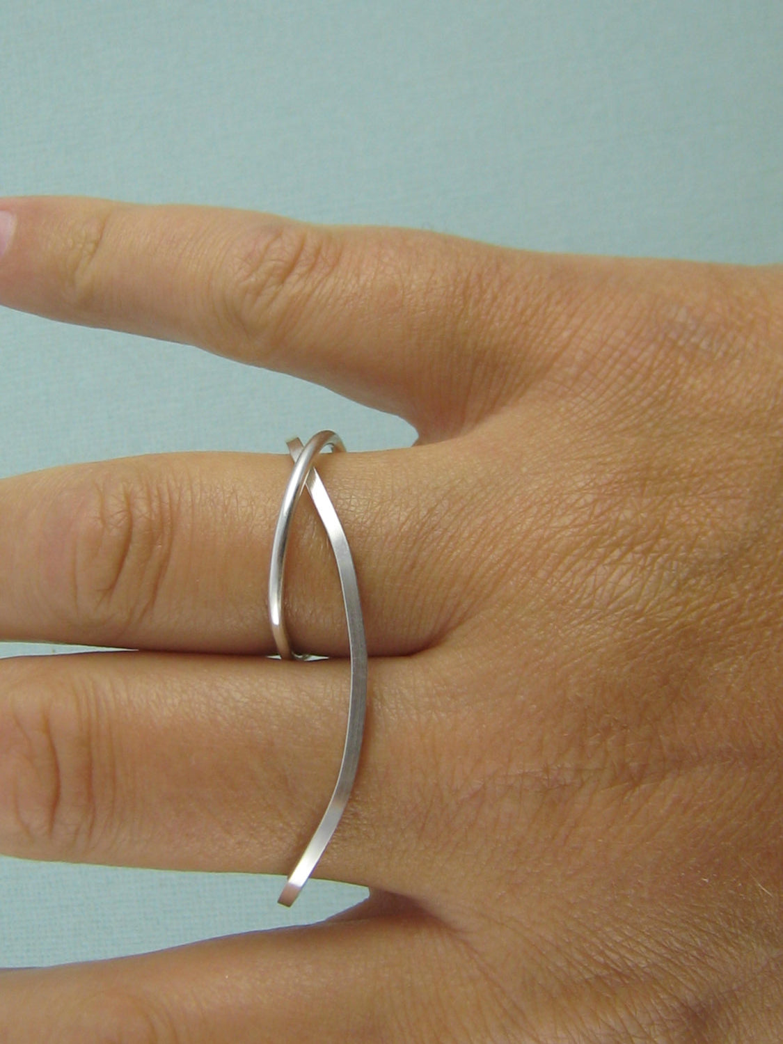 Single and Double Two Finger Ring