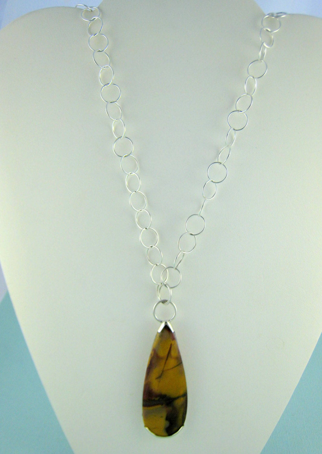 Mookaite Teardrop Necklace