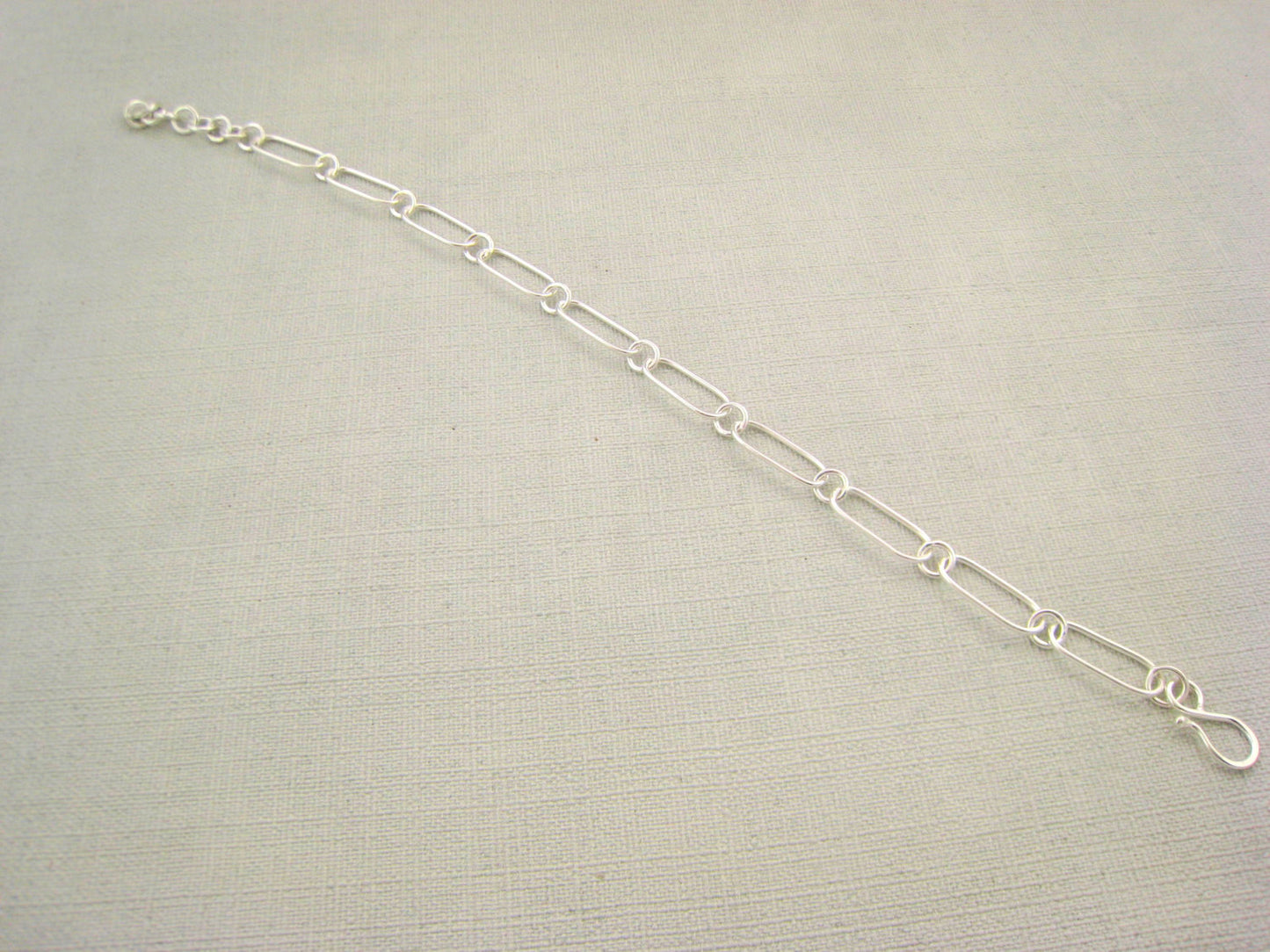 Elongated Oval Link Bracelet